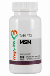MSM organische zwavelverbinding 500mg 100 tabletten MYVITA